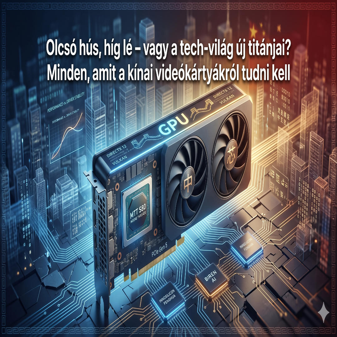 Olcsó hús, híg lé – vagy a tech-világ új titánjai? Minden, amit a kínai videókártyákról tudni kell